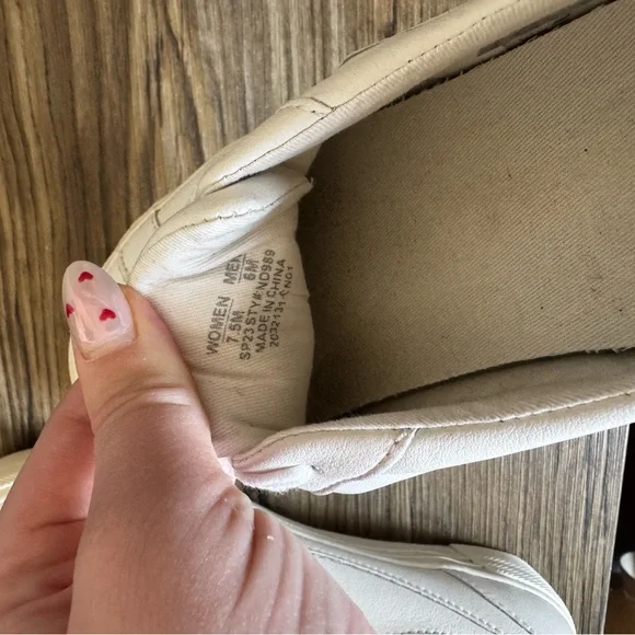 Madewell Sidewalk Low-Top Sneakers in Leather - Women's Size 7.5 Fits Like 8 - Picture 12 of 15